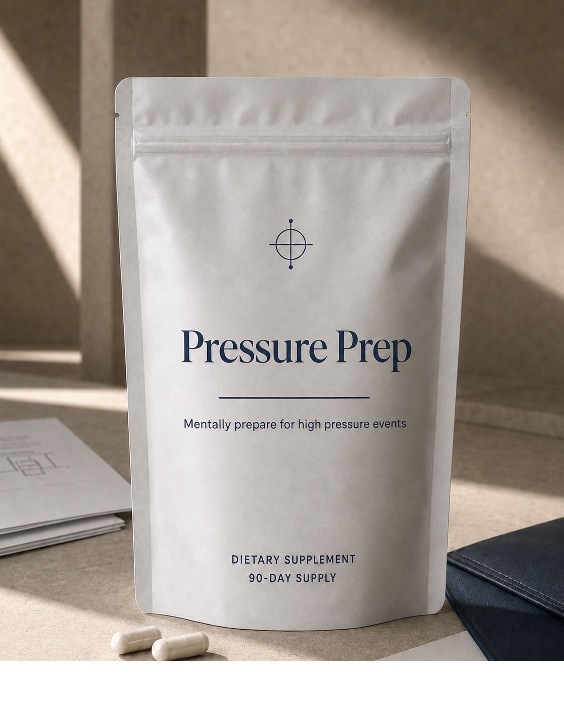 PressurePrep 90-capsule dietary supplement pouch